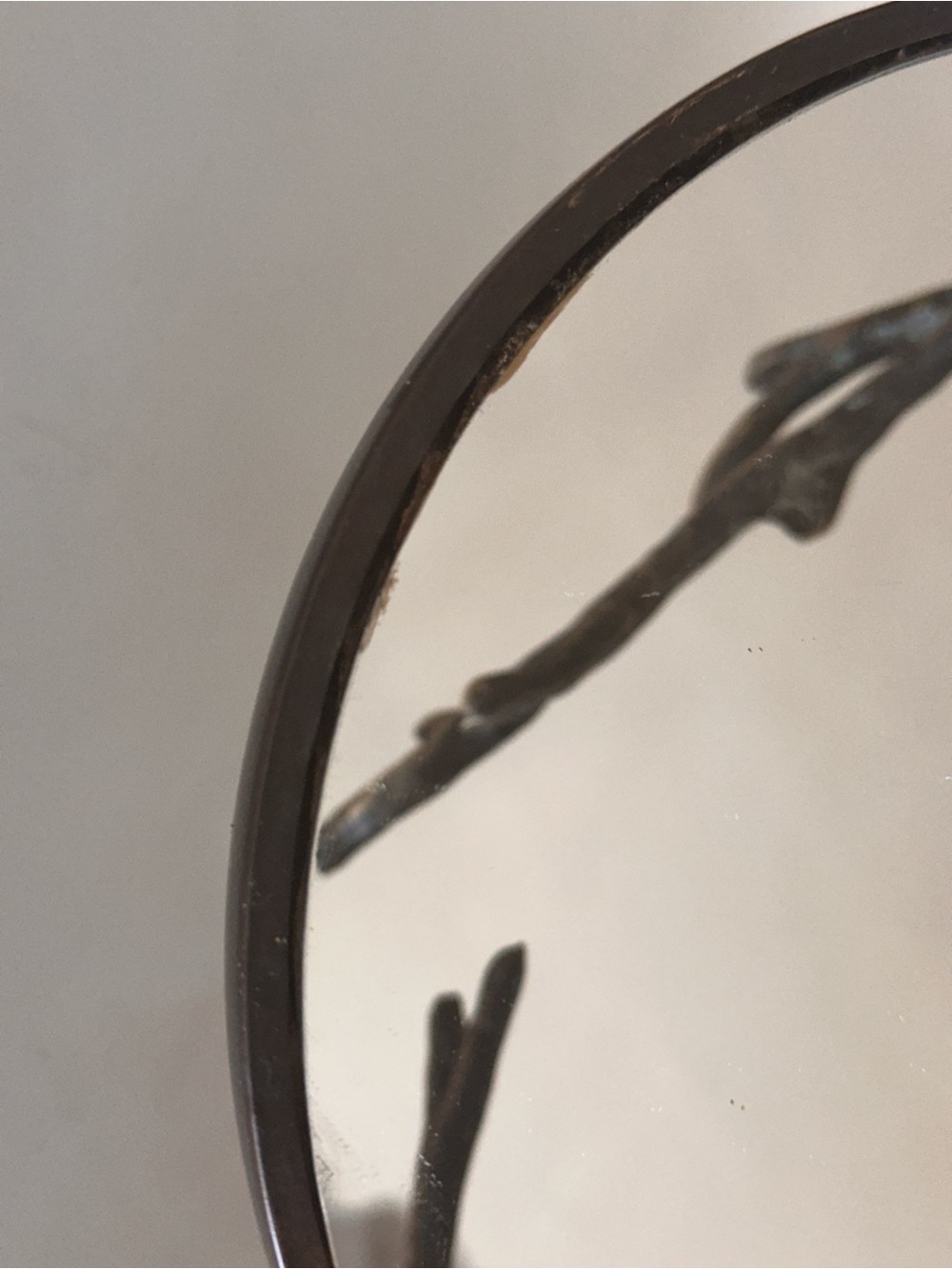 Rare Anthropologie Who’s the Fairest Brass Branch Swivel Mirror (Refurbished) - Picture 8 of 9